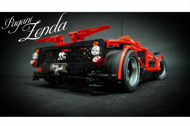 Pagani Zonda de piezas de LEGO