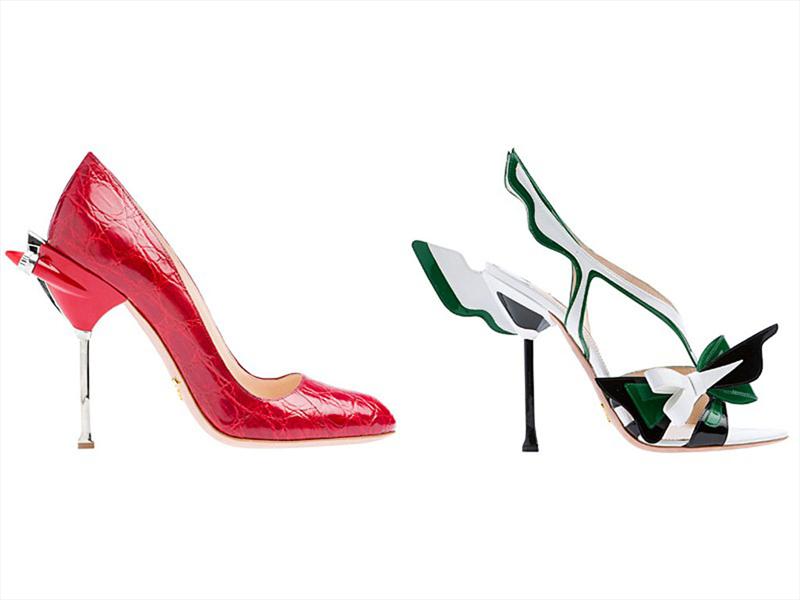 Prada y sus zapatos estilo Cadillac de los 50s