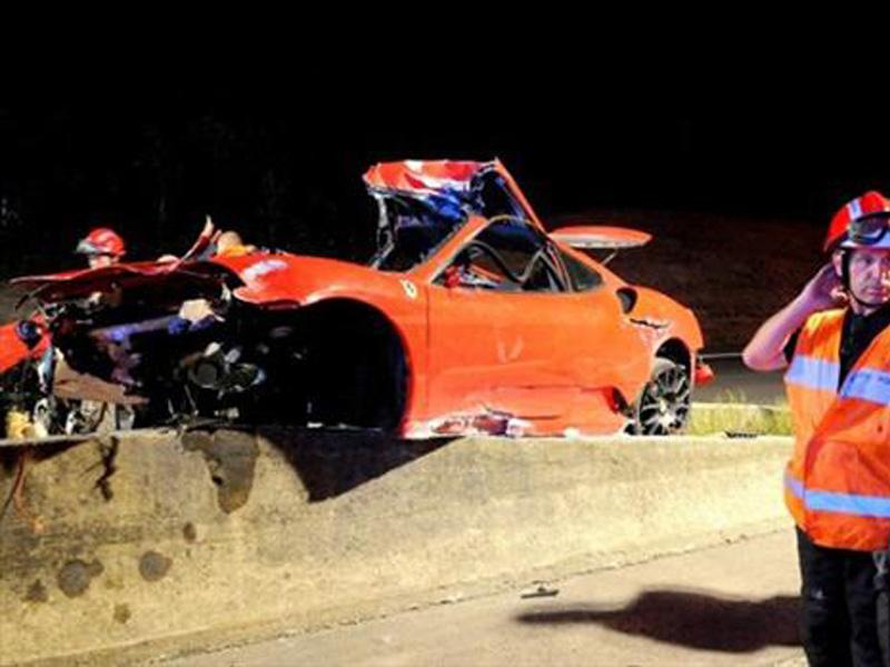 Top 10: Ferrari F430 partido a la mitad en Bélgica