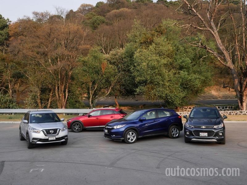 Chevrolet Trax vs Honda HR-V vs Nissan Kicks Vs Mazda CX-3