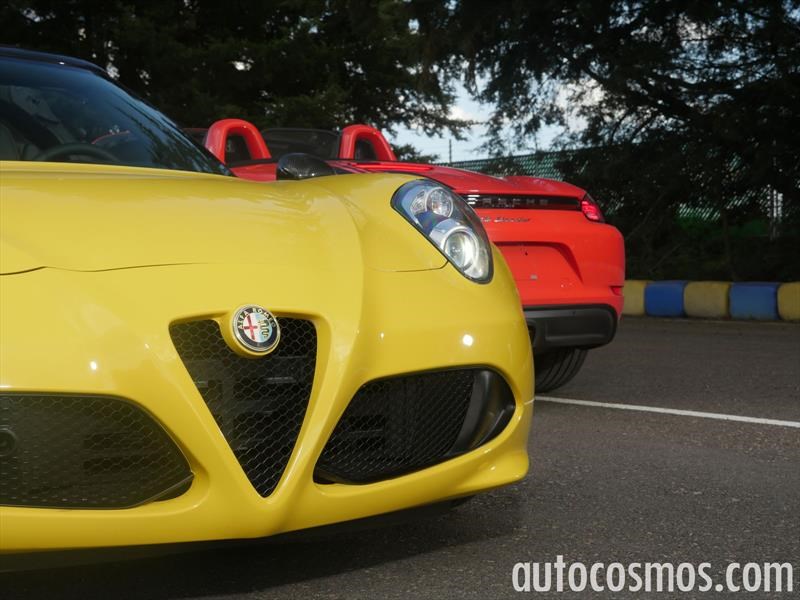 Alfa Romeo 4C Spider vs Porsche 718 Boxster