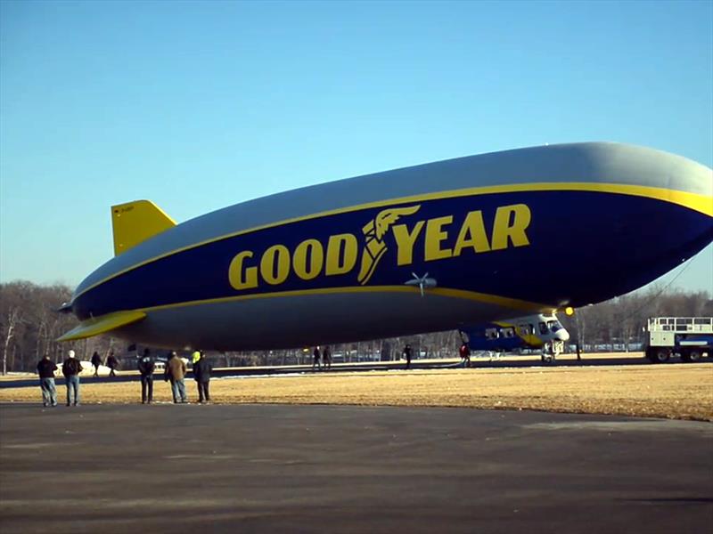 El nuevo dirigible de Goodyear