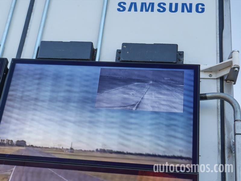 Samsung Safety Truck, presentación en Argentina