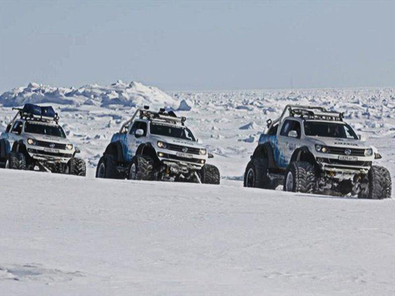 Tres Volkswagen Amarok Pisan Muy Fuerte En Las Olimpiadas De Invierno 