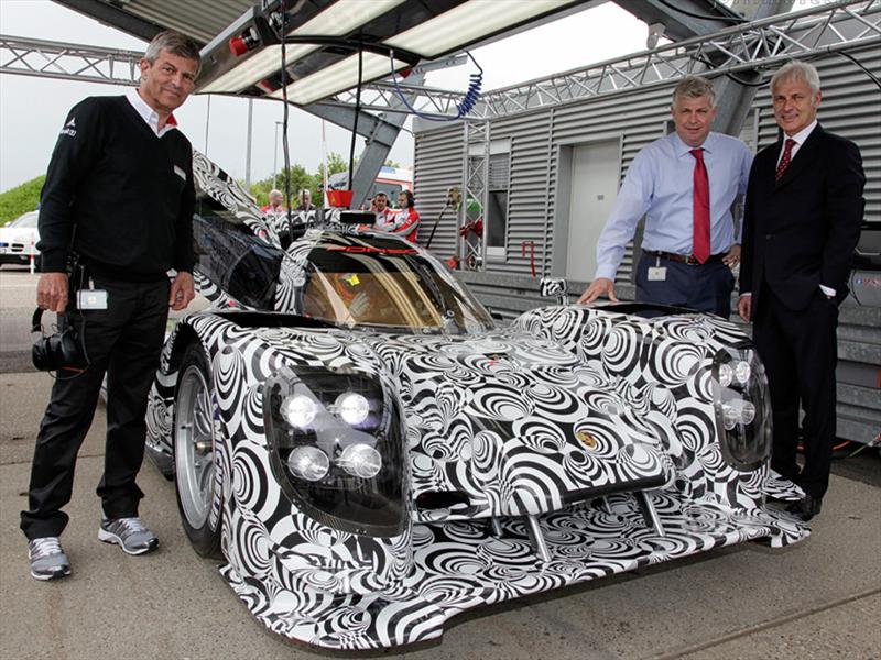 Porsche prototipo que usará en Le Mans en 2014