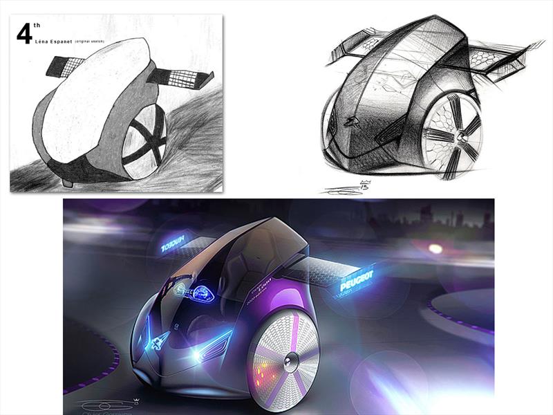 Peugeot del 2020 según los niños