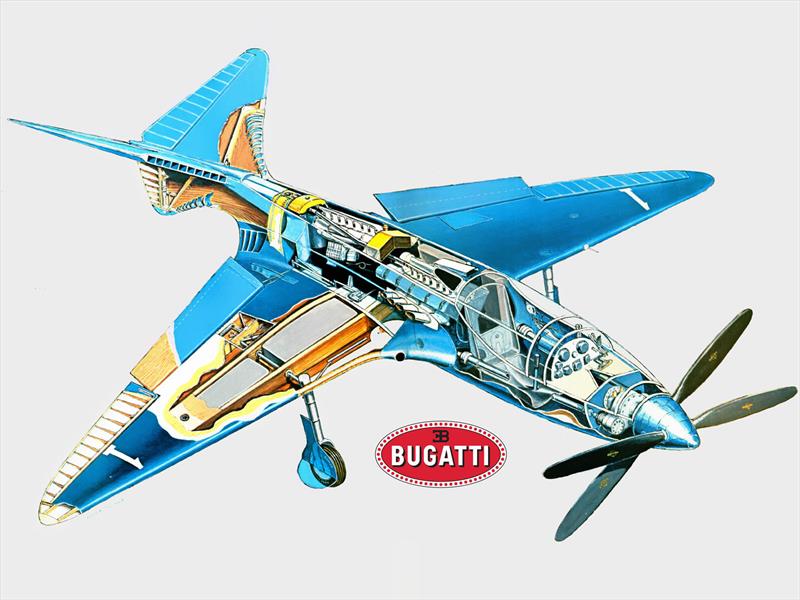 Bugatti 100P, el avión que nunca pudo volar