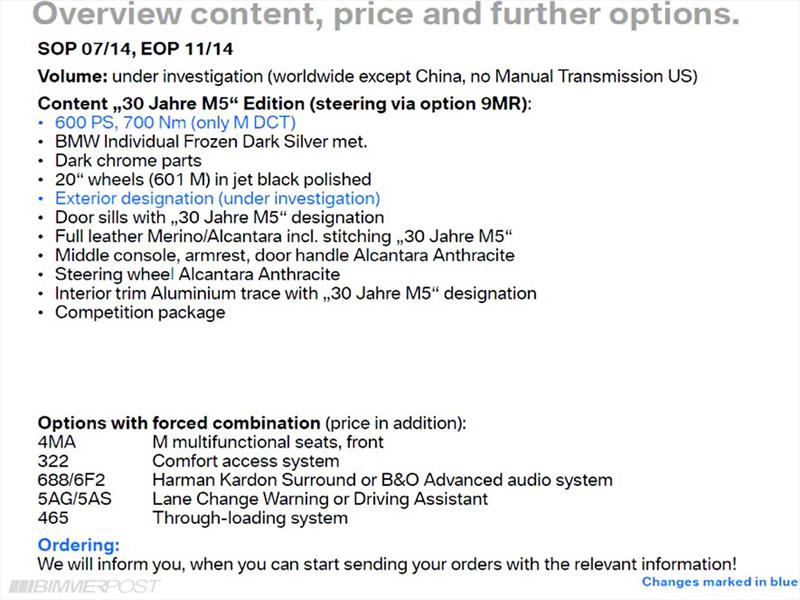 BMW M5 30 Aniversario