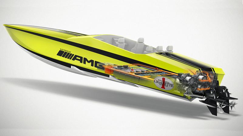 Cigarette AMG Electric Drive Concept