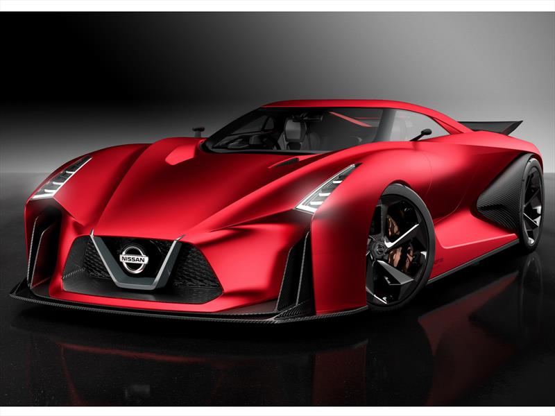 Nissan Vision Gran Turismo 2020 al rojo vivo