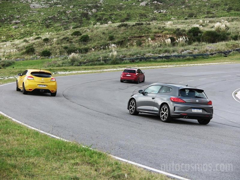 Peugeot 308 S GTi, Renault Megane RS, VW Scirocco