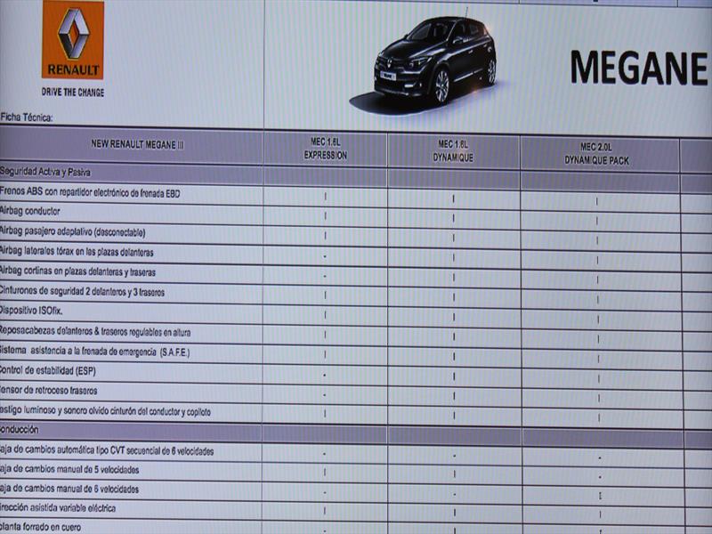 Renault Megane lll Lanzamiento en Chile