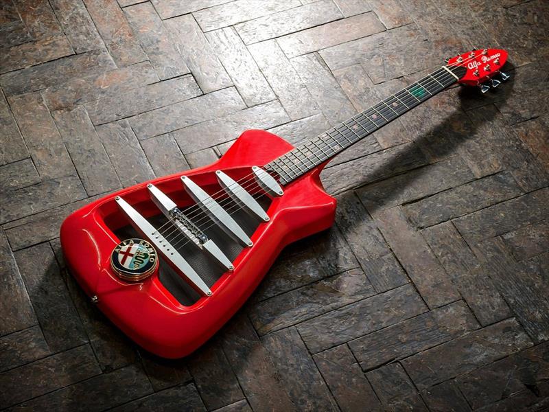 La exclusiva guitarra de Alfa Romeo
