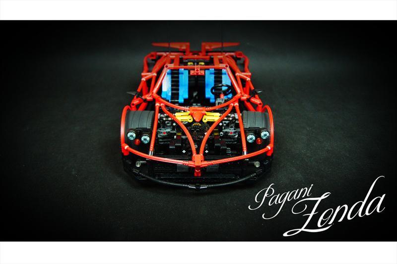 Pagani Zonda de piezas de LEGO