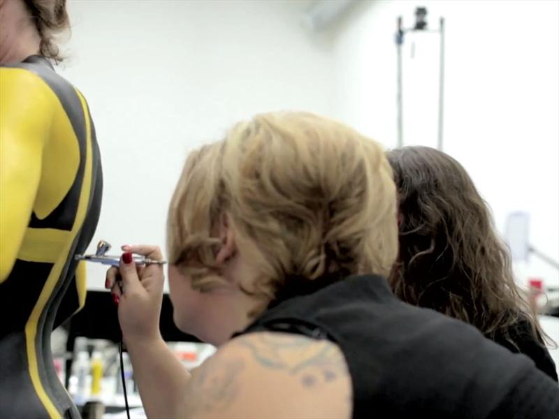 El backstage de las motos humanas