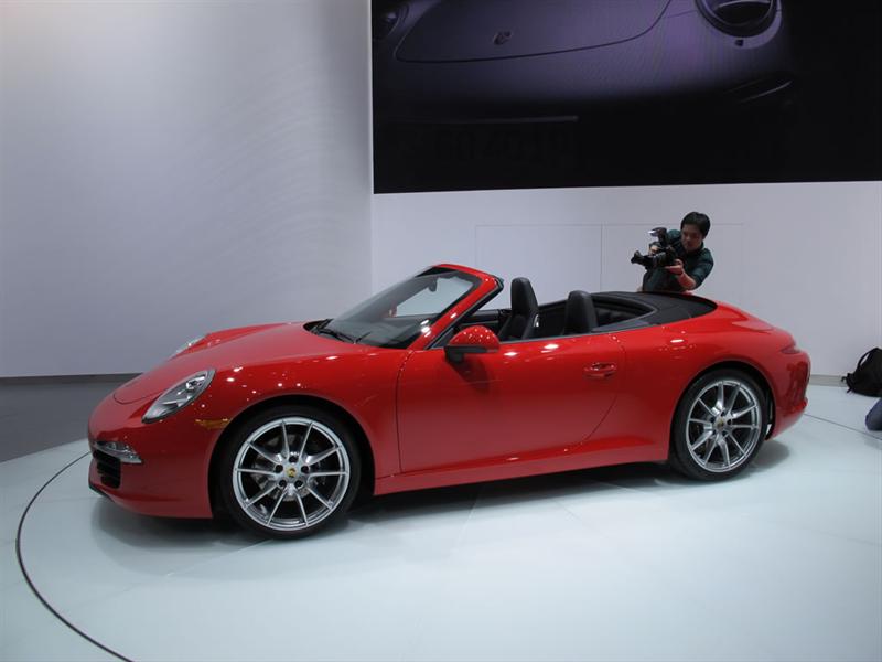 Porsche 911 Cabriolet 2013 en el Salón de Detroit
