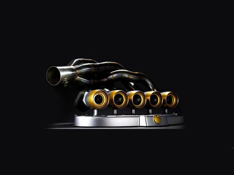 Bocinas de escapes de autos deportivos