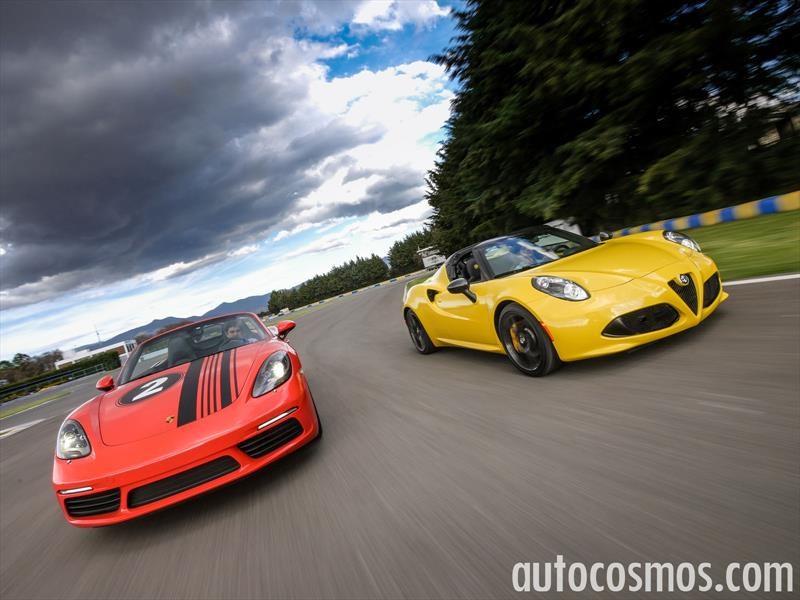 Alfa Romeo 4C Spider vs Porsche 718 Boxster