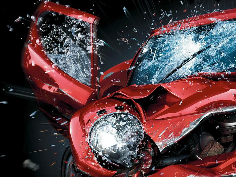 Es mejor salir del auto volando en un accidente