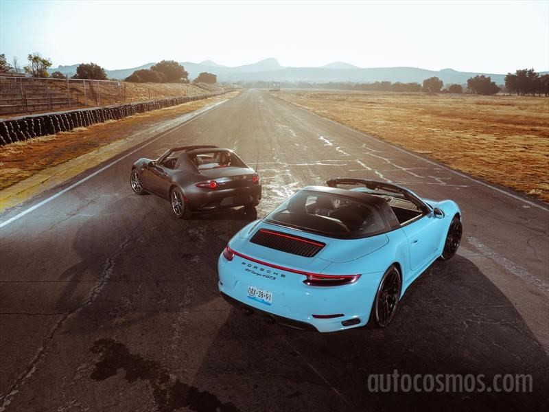 Mazda MX-5 RF vs Porsche 911 Targa 4 GTS