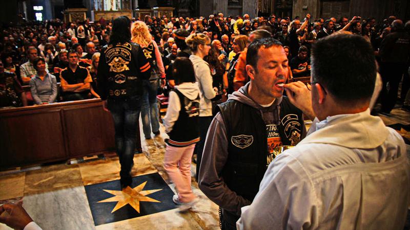 Harley-Davidson en el Vaticano