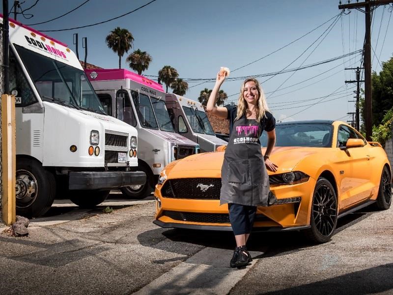 Sándwich de Orange Fury Ice Cream