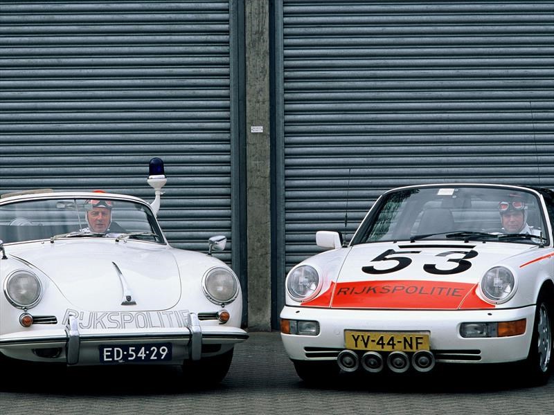 Porsche rinde homenaje a la Rijkspolitie