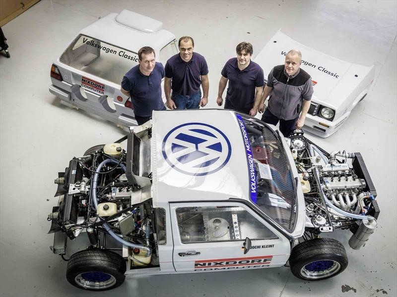 Volkswagen Golf 1987 con "doble motor"