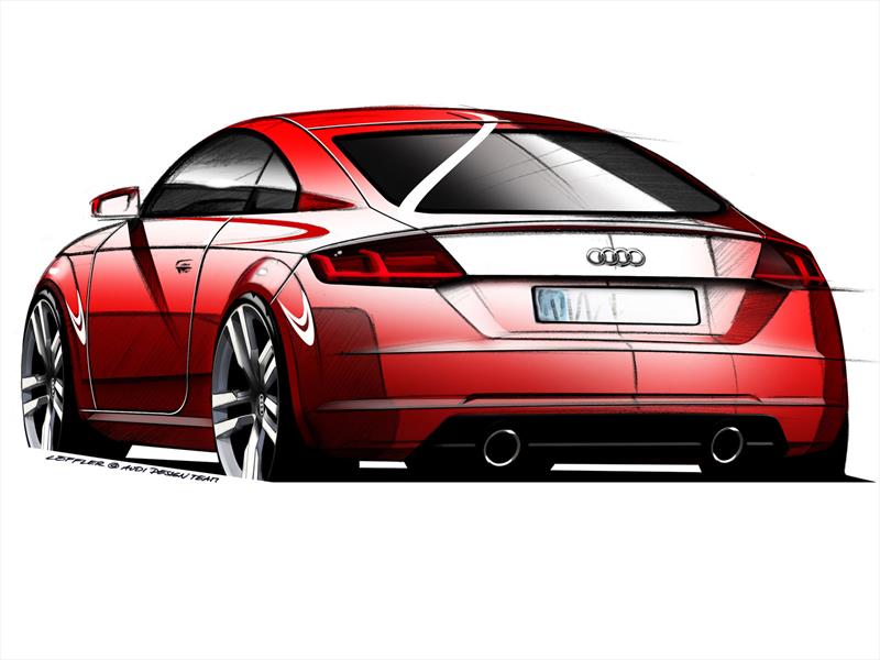 Primeros bocetos del nuevo Audi TT 2015