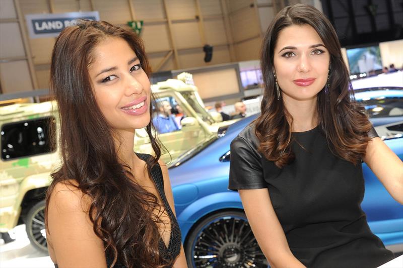 Las chicas del Auto Show de Ginebra 2015