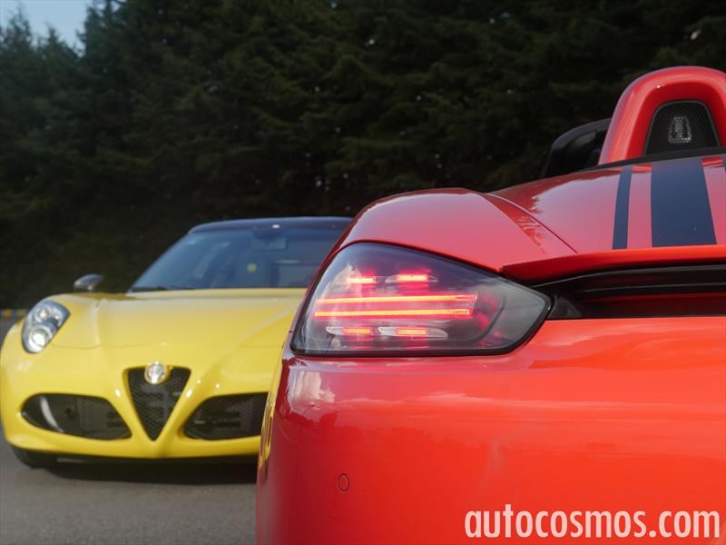 Alfa Romeo 4C Spider vs Porsche 718 Boxster