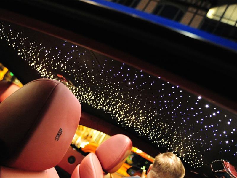 Luces de techo Starlight de Rolls-Royce