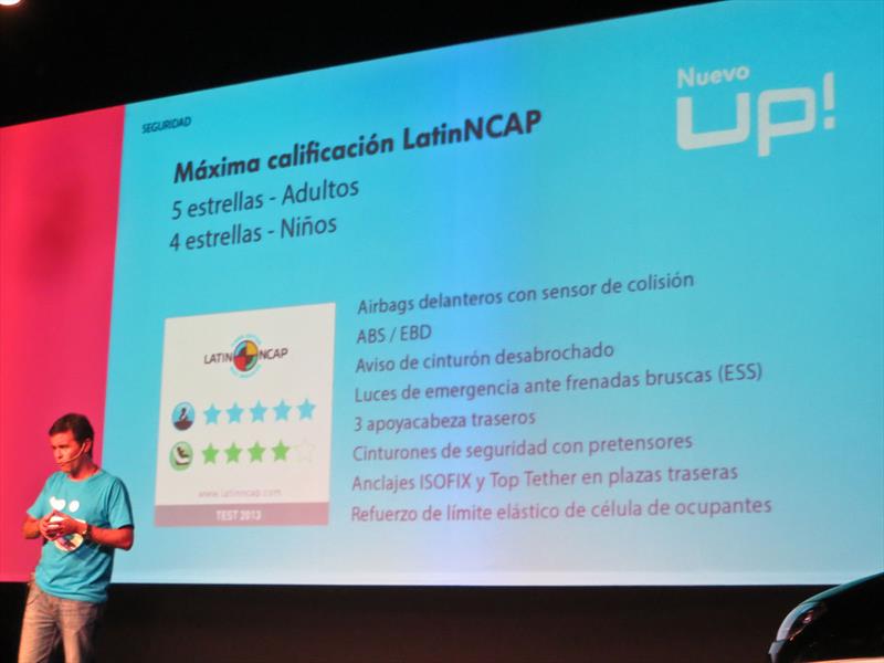 Volkswagen up! Presentación en Argentina