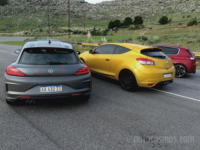 Peugeot 308 S GTi, Renault Megane RS, VW Scirocco