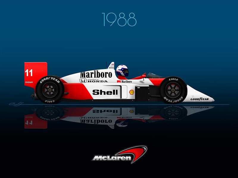 Ganadores GP F1 México 1988