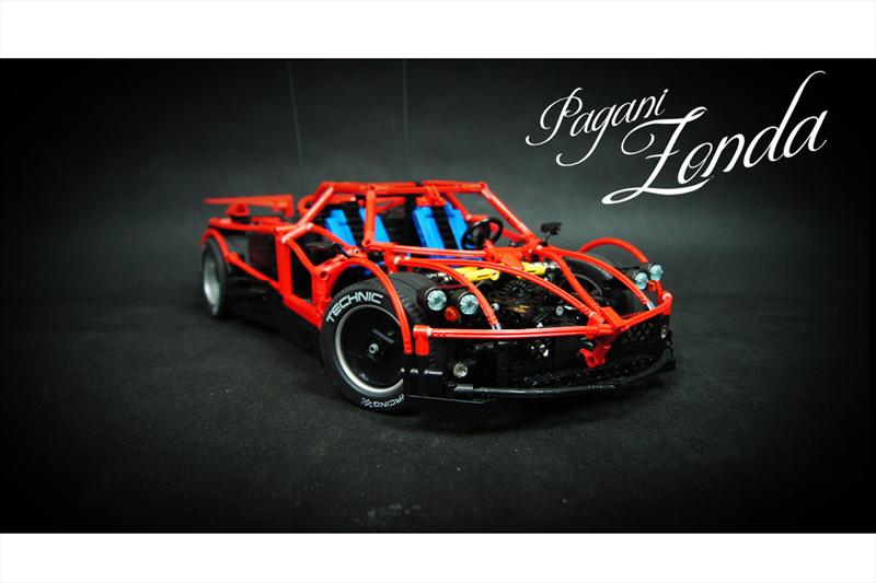 Pagani Zonda de piezas de LEGO