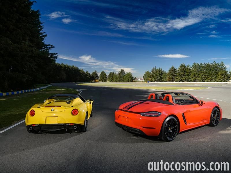 Alfa Romeo 4C Spider vs Porsche 718 Boxster