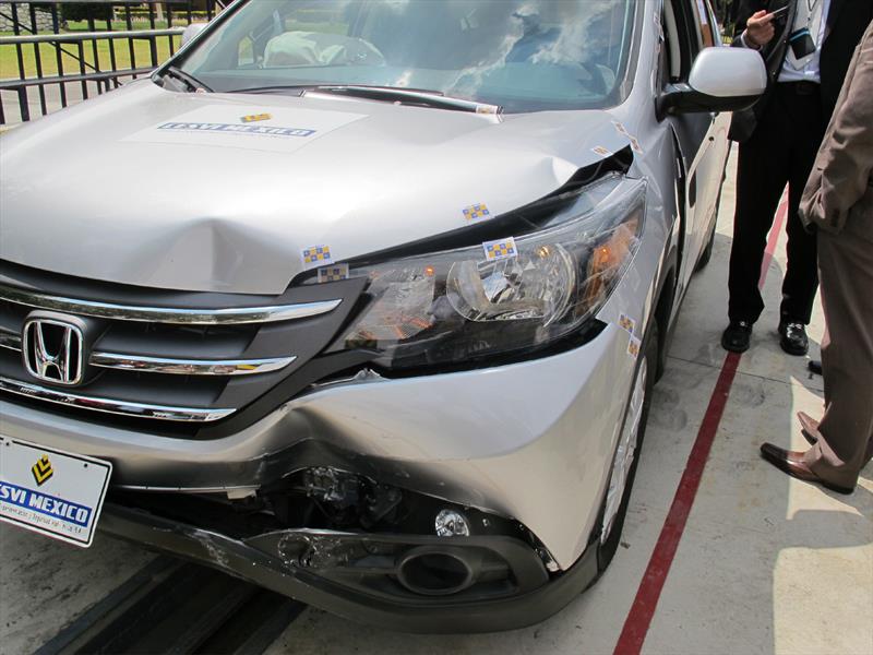 Prueba de choque al Honda CR-V 2014