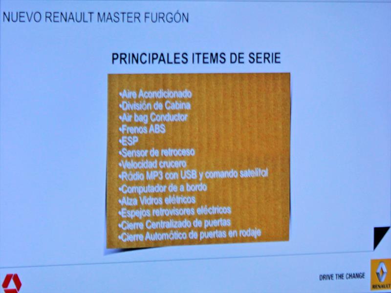 Nuevo Renault Master Lanzamiento en Chile