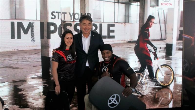 Pajón y Valencia, embajadores de Toyota