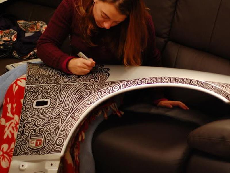 Nissan GT-R R33 tatuado