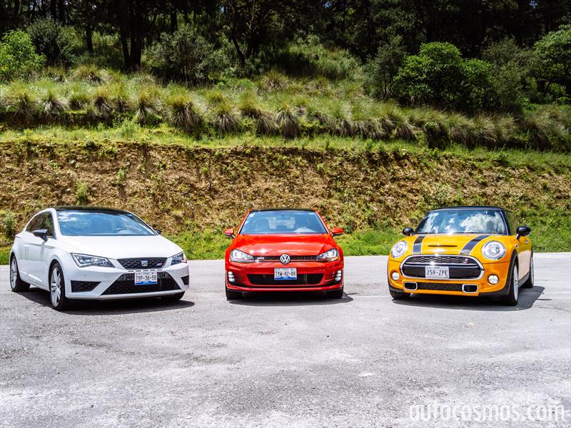 MINI Cooper S VS SEAT Leon CUPRA VS Volkswagen GTI