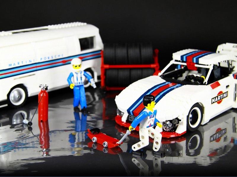 Los Porsche construidos con piezas de LEGO