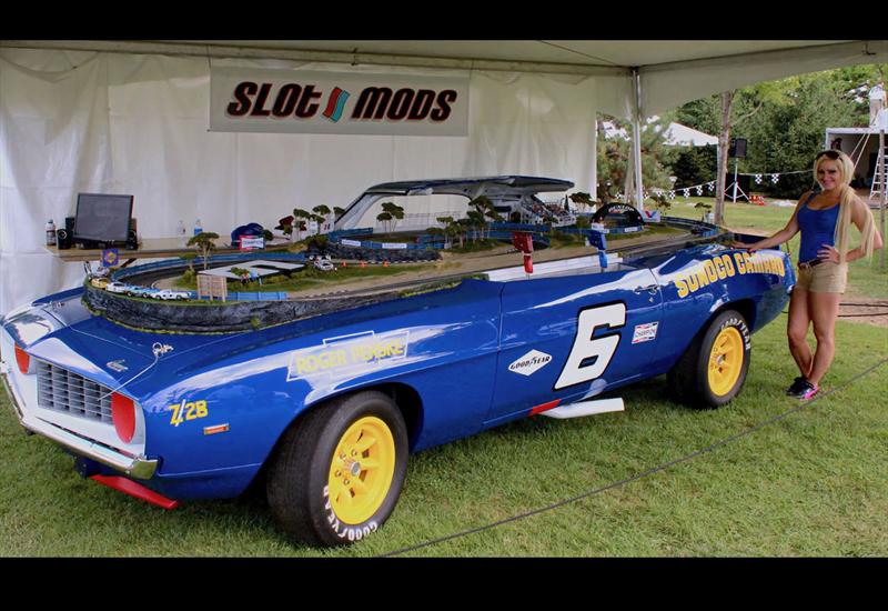 Cheverolet Camaro como pista de slot