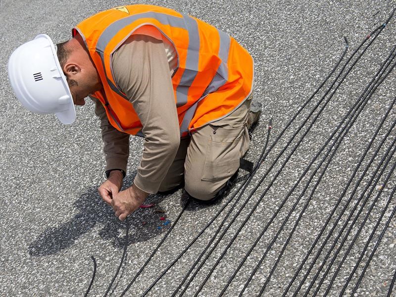 Paneles solares en las rutas