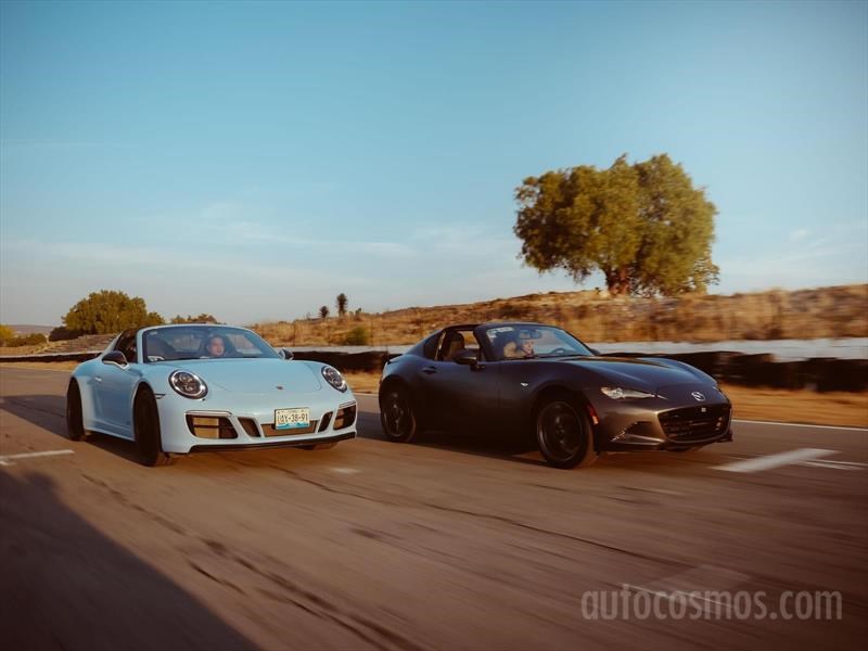 Mazda MX-5 RF vs Porsche 911 Targa 4 GTS
