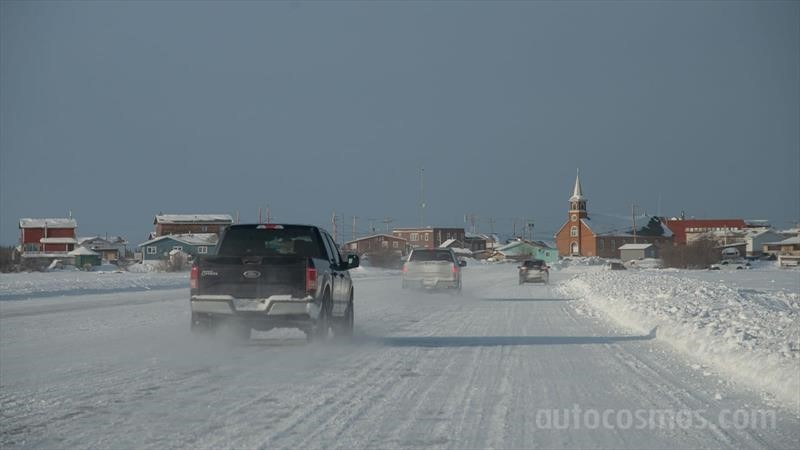 Manejando en caminos de hielo
