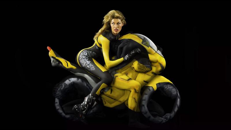 El backstage de las motos humanas