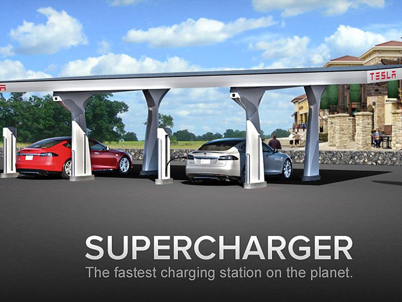Tesla Model S y Supercharger