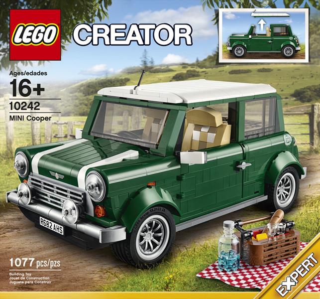 Mini Cooper creado por Lego